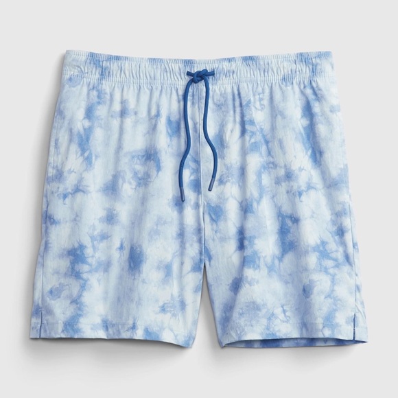 Gap - Men's Blue 6" Swim Trunks - Picture 1 of 4